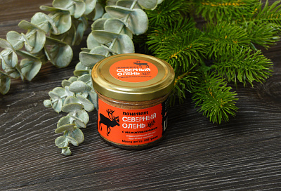 Превью Паштет из мяса северного оленя с можжевельником 100г