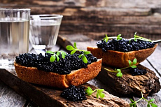 Икра белуги дойная (стеклянная банка) 100 г