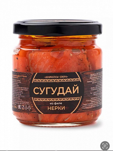 Фото Сугудай из филе нерки в масле 190гр