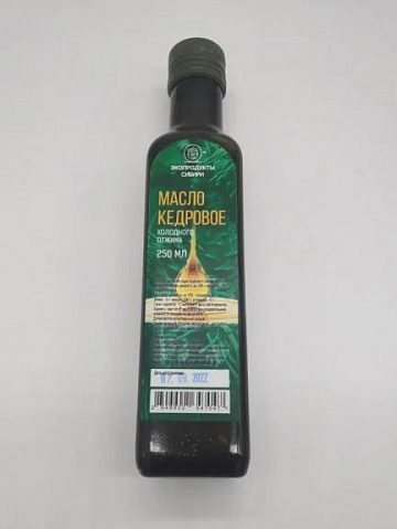 Фото Масло кедрового ореха 250 мл